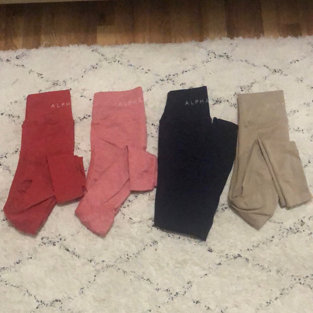 Four S Alphalete leggings!